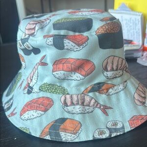 Sushi Print Bucket Hat